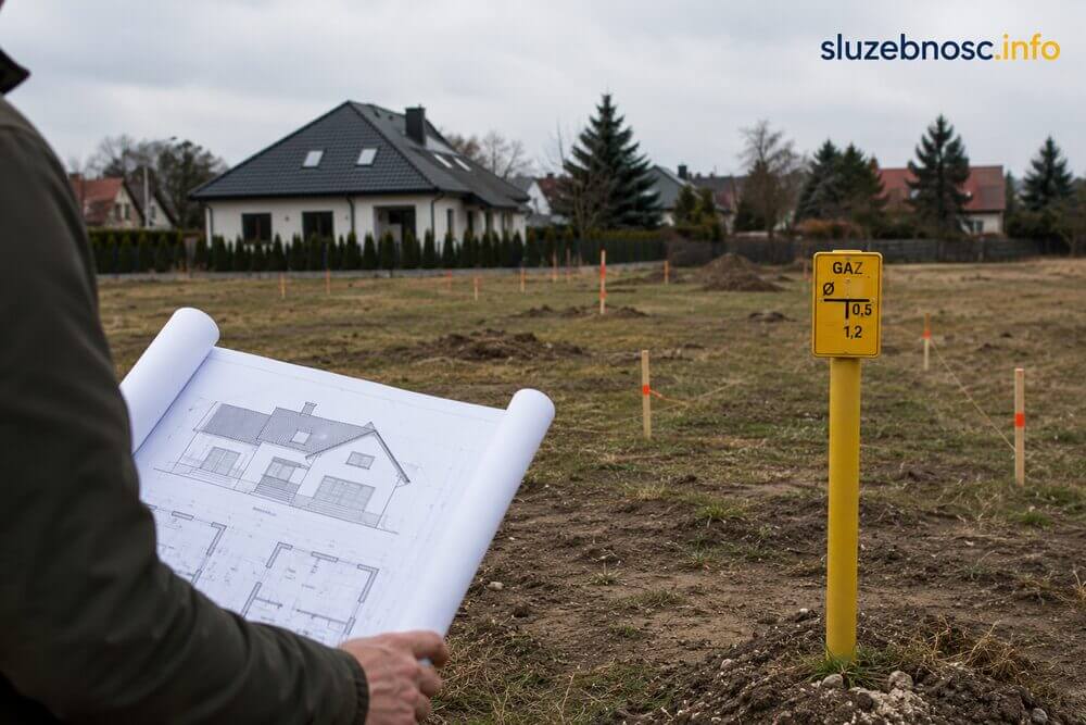 Gazociąg uniemożliwia budowę domu – roszczenia właściciela działki